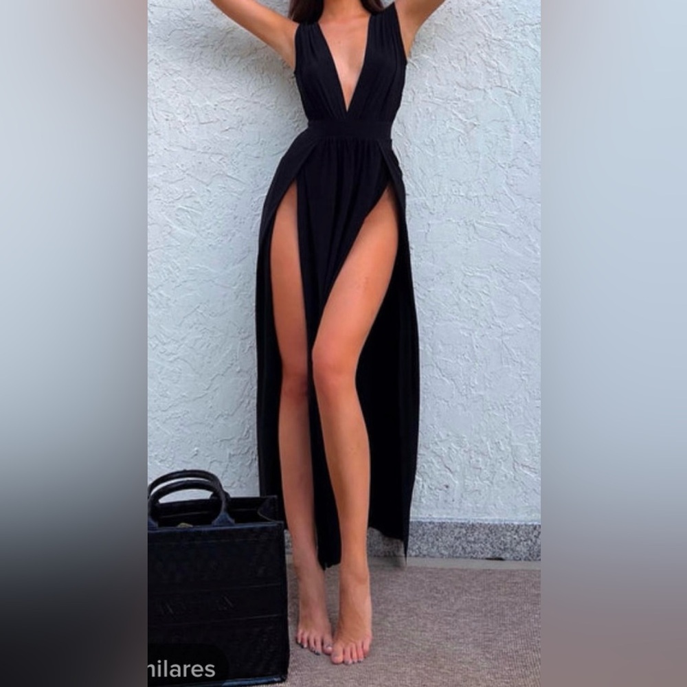 NWOT Elegant Purple Maxi Dress - Fashion Nova - Picture 4 of 4